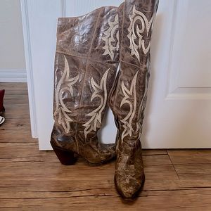 Dan Post Jilted Knee High Western Boots